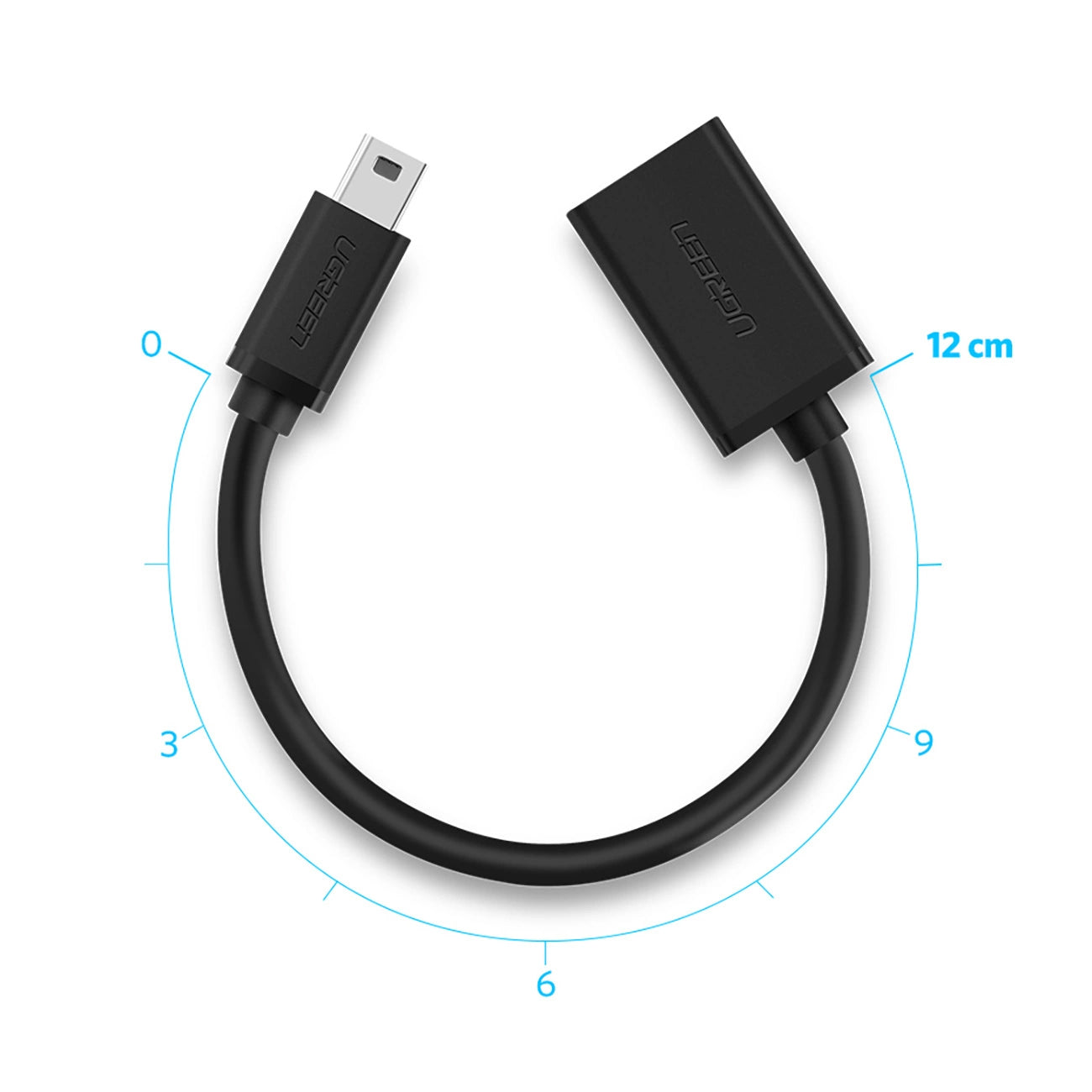 UGREEN US249 miniUSB - USB-A OTG Adapter UGREEN US249, Black