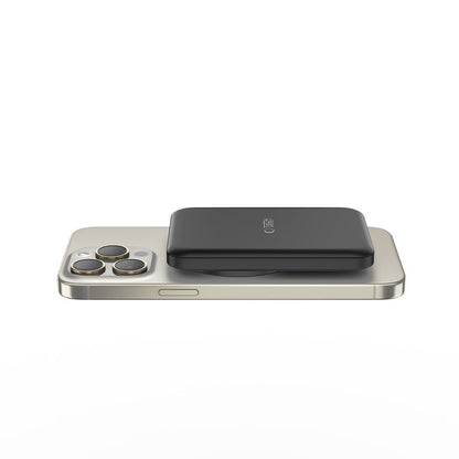 External Wireless Battery Tech-Protect PB10 LifeMag, 5000mAh, 15W, PD + FQI, 1 x QI - 1 x USB-C, Black