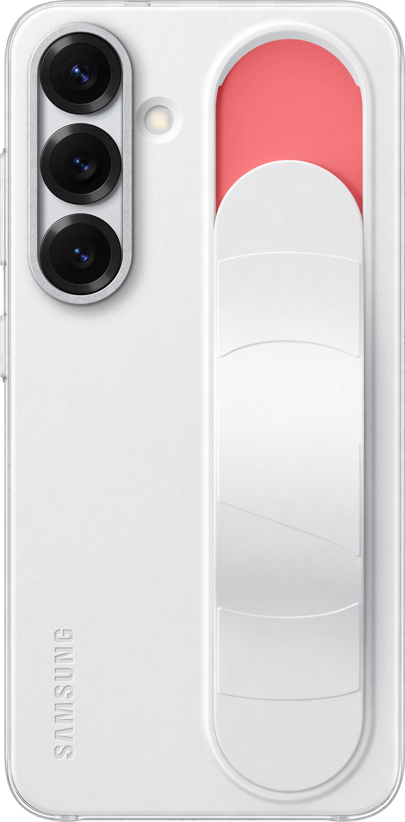 Case for Samsung Galaxy S25 S931, Standing Grip, White EF-GS931CWEGWW