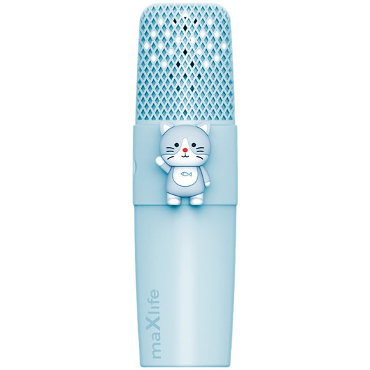MaXlife Animal MXBM-500 Bluetooth Microphone, Blue 